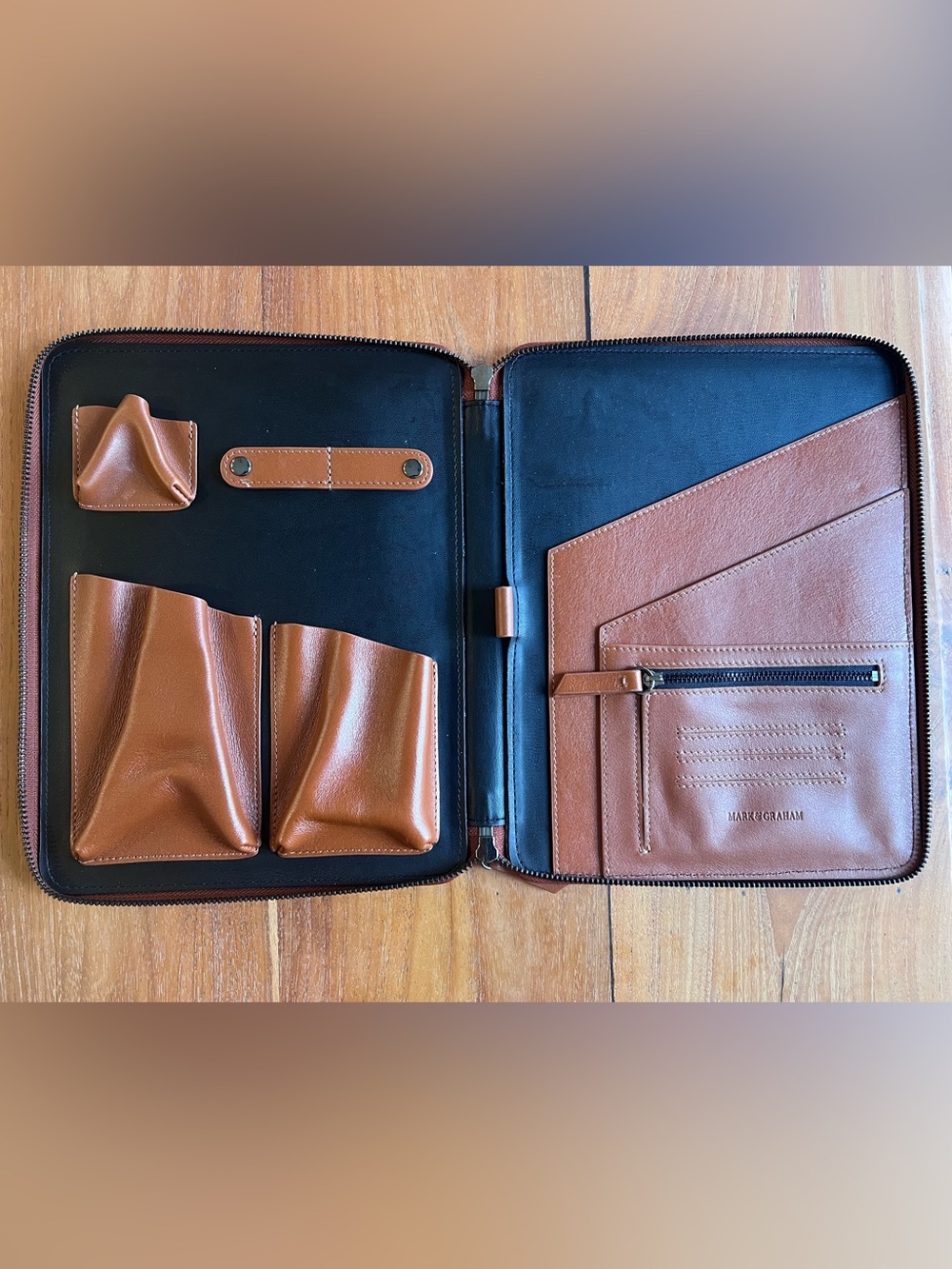 Mark & Graham Leather Tech Folio- Travel & Business Case